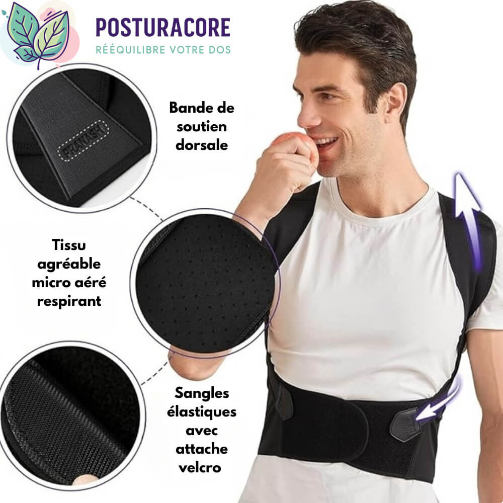 Ceinture posturale - Soulage les tensions du cou et des épaules